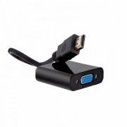 FX-HVA01-B Flexport Cabo Conversor HDMI Macho para VGA Fêmea Entrada HDMI 1080p, Saída VGA 720p | Flexport Cabo Conversor HDMI Macho para VGA Fêmea Entrada HDMI 1080p, Saída VGA 720p Flexport Cabo Conversor HDMI Macho para VGA Fêmea Entrada HDMI 1080p, Saída VGA 720p
