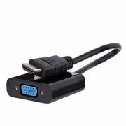 FX-HVA01-B Flexport Cabo Conversor HDMI Macho para VGA Fêmea Entrada HDMI 1080p, Saída VGA 720p | Flexport Cabo Conversor HDMI Macho para VGA Fêmea Entrada HDMI 1080p, Saída VGA 720p Flexport Cabo Conversor HDMI Macho para VGA Fêmea Entrada HDMI 1080p, Saída VGA 720p