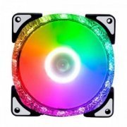 G-VR350 Revenger cooler FAN 120mm com LED rainbow 3 Pin + 4 pin 38CFM | Revenger cooler FAN 120mm com LED rainbow 3 Pin + 4 pin 38CFM Revenger cooler FAN 120mm com LED rainbow 3 Pin + 4 pin 38CFM