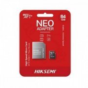 HS-TF-C1/64G Hiksemi NEO cartão de memoria MicroSD Class 10 64Gb velocidade de até 92mb/s, com adaptador | Hiksemi NEO cartão de memoria MicroSD Class 10 64Gb velocidade de até 92mb/s, com adaptador Hiksemi NEO cartão de memoria MicroSD Class 10 64Gb velocidade de até 92mb/s, com adaptador