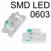 HT-S91NW5-KIT100 Led branco SMD 0603 3.3V 30mA (kit 100 unidades) tamanho: 1.6 x 0.8 x 0.6 mm / Branco frio 6000K | Led branco SMD 0603 3.3V 30mA (kit 100 unidades) tamanho: 1.6 x 0.8 x 0.6 mm / Branco frio 6000K Led branco SMD 0603 3.3V 30mA (kit 100 unidades) tamanho: 1.6 x 0.8 x 0.6 mm / Branco frio 6000K