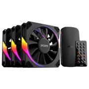 K3ARGBSF3BR Pcyes kit 3 cooler Sangue Frio 3 ARGB 120mm Black Vulcan Com controladora | Pcyes kit 3 cooler Sangue Frio 3 ARGB 120mm Black Vulcan Com controladora Pcyes kit 3 cooler Sangue Frio 3 ARGB 120mm Black Vulcan Com controladora