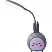 KA-1411-YW2021A-PT Kapbom luminária mesa LED coelhinho preto recarregável luz auxiliar e luz de ambiente | Kapbom luminária mesa LED coelhinho preto recarregável luz auxiliar e luz de ambiente Kapbom luminária mesa LED coelhinho preto recarregável luz auxiliar e luz de ambiente