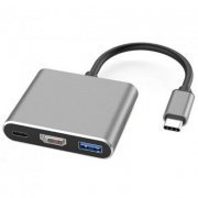 KP-AD118 Knup adaptador USB-C para HDMI USB 3.0 PD | Knup adaptador USB-C para HDMI USB 3.0 PD Knup adaptador USB-C para HDMI USB 3.0 PD