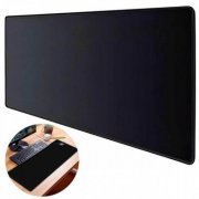KP-S09 Mousepad gamer 800x400 preto com borda costurada emborrachado | Mousepad gamer 800x400 preto com borda costurada emborrachado Mousepad gamer 800x400 preto com borda costurada emborrachado