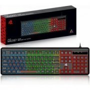 KP-TE130 Knup teclado gamer TE130 Madset retroiluminado RGB ABNT2, cabo 1.5m, Digitação suave e silenciosa Ótimo para s | Knup teclado gamer TE130 Madset retroiluminado RGB ABNT2, cabo 1.5m, Digitação suave e silenciosa Ótimo para s Knup teclado gamer TE130 Madset retroiluminado RGB ABNT2, cabo 1.5m, Digitação suave e silenciosa Ótimo para s