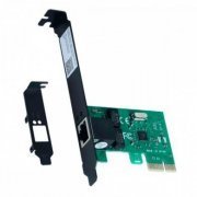 LC1000-1P PCYes placa de rede Gigabit RJ45 PCI-E X1 low profile com espelho low profile | PCYes placa de rede Gigabit RJ45 PCI-E X1 low profile com espelho low profile PCYes placa de rede Gigabit RJ45 PCI-E X1 low profile com espelho low profile
