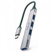 LE-0168 IT-Blue Hub USB-C para 4x USB 3.0 até 5Gbps de velocidade | IT-Blue Hub USB-C para 4x USB 3.0 até 5Gbps de velocidade IT-Blue Hub USB-C para 4x USB 3.0 até 5Gbps de velocidade