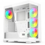 LV510WH Level gabinete gamer LV510 Mid Tower ATX 4 fans RGB branco lateral e frontal em vidro temperado | Level gabinete gamer LV510 Mid Tower ATX 4 fans RGB branco lateral e frontal em vidro temperado Level gabinete gamer LV510 Mid Tower ATX 4 fans RGB branco lateral e frontal em vidro temperado