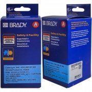 M4C-1000-595-WT-BK Brady fita genuina black on white 25.4mm x 7.62m para etiquetadoras BMP41, BMP51, M511 | Brady fita genuina black on white 25.4mm x 7.62m para etiquetadoras BMP41, BMP51, M511 Brady fita genuina black on white 25.4mm x 7.62m para etiquetadoras BMP41, BMP51, M511
