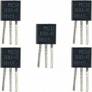 MCR100-6 Transistor retificador SCR 400V 800mA (Kit 5x) Kit com 5 unidades | Transistor retificador SCR 400V 800mA (Kit 5x) Kit com 5 unidades Transistor retificador SCR 400V 800mA (Kit 5x) Kit com 5 unidades