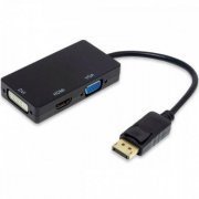 MTV-702 Tomate adaptador Display Port para DVI/VGA/HDMI 1080p 60Hz | Tomate adaptador Display Port para DVI/VGA/HDMI 1080p 60Hz Tomate adaptador Display Port para DVI/VGA/HDMI 1080p 60Hz