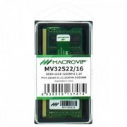 MV32S22/16 Macrovip Memoria 16GB DDR4 3200MHz SODIMM CL22 para notebook | Macrovip Memoria 16GB DDR4 3200MHz SODIMM CL22 para notebook Macrovip Memoria 16GB DDR4 3200MHz SODIMM CL22 para notebook