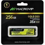 MVGLD/256GB Macrovip SSD 256GB M.2 NVMe Gold PCIe Gen3x4 leitura 2100MB/s e escrita 1500MB/s | Macrovip SSD 256GB M.2 NVMe Gold PCIe Gen3x4 leitura 2100MB/s e escrita 1500MB/s Macrovip SSD 256GB M.2 NVMe Gold PCIe Gen3x4 leitura 2100MB/s e escrita 1500MB/s