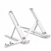 OR-SP14 Oberon suporte para notebook e smartphone ergonomico retrátil em ABS | Oberon suporte para notebook e smartphone ergonomico retrátil em ABS Oberon suporte para notebook e smartphone ergonomico retrátil em ABS