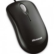 Microsoft Mouse com Fio USB Preto Basic 3 Botões Scroll Óptico