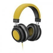 Pulse Headphone PH226 ON-EAR Stereo Preto e Amarelo Driver de 40mm Cabo Removível P2 Banhado a Ouro