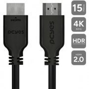 PHM20-15 Pcyes cabo HDMI 2.0 4K 60Hz 30AWG 15 metros | Pcyes cabo HDMI 2.0 4K 60Hz 30AWG 15 metros Pcyes cabo HDMI 2.0 4K 60Hz 30AWG 15 metros