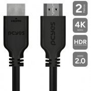 PHM20-2 Pcyes cabo HDMI 2.0 4K 60Hz 30AWG 2 metros | Pcyes cabo HDMI 2.0 4K 60Hz 30AWG 2 metros Pcyes cabo HDMI 2.0 4K 60Hz 30AWG 2 metros