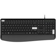 PTEXP Pcyes teclado Extra apoio de pulso integrado com fio USB preto com cabo de 2m | Pcyes teclado Extra apoio de pulso integrado com fio USB preto com cabo de 2m Pcyes teclado Extra apoio de pulso integrado com fio USB preto com cabo de 2m
