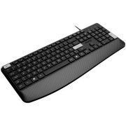 PTEXP Pcyes teclado Extra apoio de pulso integrado com fio USB preto, cabo 2m | Pcyes teclado Extra apoio de pulso integrado com fio USB preto, cabo 2m Pcyes teclado Extra apoio de pulso integrado com fio USB preto, cabo 2m