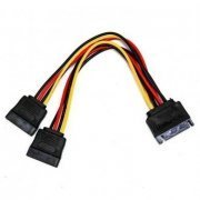PYO2SATA Cabo Duplicador SATA Energia 1x SATA Macho + 2x SATA Femea | Cabo Duplicador SATA Energia 1x SATA Macho + 2x SATA Femea Cabo Duplicador SATA Energia 1x SATA Macho + 2x SATA Femea