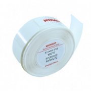 Niimbot fita 15x50mm preto sobre etiqueta branca 130 etiquetas adesivas branca por rolo