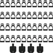 RJ45-LOCK-2 Kit com 40 travas de proteção RJ45 e 4 chaves cor preto feito em PETG na impressão 3D | Kit com 40 travas de proteção RJ45 e 4 chaves cor preto feito em PETG na impressão 3D Kit com 40 travas de proteção RJ45 e 4 chaves cor preto feito em PETG na impressão 3D