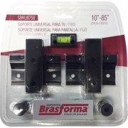 SBRUB758 Brasforma Suporte Universal Fixo Para TV LED/LCD, cor Preto, para TVs 10 a 85 Polegadas | Brasforma Suporte Universal Fixo Para TV LED/LCD, cor Preto, para TVs 10 a 85 Polegadas Brasforma Suporte Universal Fixo Para TV LED/LCD, cor Preto, para TVs 10 a 85 Polegadas