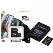 SDCS2/128GB Kingston Cartão de Memória Classe 10 128GB Com Adaptador SD | Kingston Cartão de Memória Classe 10 128GB Com Adaptador SD Kingston Cartão de Memória Classe 10 128GB Com Adaptador SD
