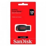 SDCZ50-128G-B35 SanDisk Pen Drive 128GB Cruzer Blade USB 2.0 | SanDisk Pen Drive 128GB Cruzer Blade USB 2.0 SanDisk Pen Drive 128GB Cruzer Blade USB 2.0