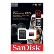 SDSQXCU-064G-GN6MA Sandisk cartão de memória 64GB Extreme PRO 200MB/s microSDXC UHS-I C10 U3 V30 A2 | Sandisk cartão de memória 64GB Extreme PRO 200MB/s microSDXC UHS-I C10 U3 V30 A2 Sandisk cartão de memória 64GB Extreme PRO 200MB/s microSDXC UHS-I C10 U3 V30 A2