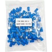 SV2-4 SV2-4 terminal forquilha garfo pre isolado azul 100 peças 14 a 16 AWG, diametro interno do garfo de 4.00mm | SV2-4 terminal forquilha garfo pre isolado azul 100 peças 14 a 16 AWG, diametro interno do garfo de 4.00mm SV2-4 terminal forquilha garfo pre isolado azul 100 peças 14 a 16 AWG, diametro interno do garfo de 4.00mm