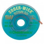 SW18035 Chemtronics Solder Wick Rosin 3.5mm 1.5M SIZE 3 80-3-5, T70-424-4888 USA | Chemtronics Solder Wick Rosin 3.5mm 1.5M SIZE 3 80-3-5, T70-424-4888 USA Chemtronics Solder Wick Rosin 3.5mm 1.5M SIZE 3 80-3-5, T70-424-4888 USA