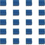TL206V-T-3P Borne TL206 KRE 3 vias plástico azul 14mm (Kit 20x) Kit com 20 unidades | Borne TL206 KRE 3 vias plástico azul 14mm (Kit 20x) Kit com 20 unidades Borne TL206 KRE 3 vias plástico azul 14mm (Kit 20x) Kit com 20 unidades