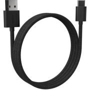 U111 Fortrek cabo carregamento USB-A para USB-C preto 1 metro 5V 3A revestido em nylon trançado | Fortrek cabo carregamento USB-A para USB-C preto 1 metro 5V 3A revestido em nylon trançado Fortrek cabo carregamento USB-A para USB-C preto 1 metro 5V 3A revestido em nylon trançado