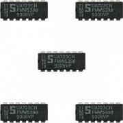 UA723CN 5x ci regulador de tensão linear ajustavel entrada 40V, saída ajustavel de 2V a 37V | 5x ci regulador de tensão linear ajustavel entrada 40V, saída ajustavel de 2V a 37V 5x ci regulador de tensão linear ajustavel entrada 40V, saída ajustavel de 2V a 37V