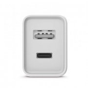 W124C ELG carregador universal 1 USB tipo-C e 1 USB 2.1A cor branco | ELG carregador universal 1 USB tipo-C e 1 USB 2.1A cor branco ELG carregador universal 1 USB tipo-C e 1 USB 2.1A cor branco