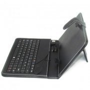 WB-070136BK Capa Para Tablet 8 Polegadas + Teclado USB cor Preto | Capa Para Tablet 8 Polegadas + Teclado USB cor Preto Capa Para Tablet 8 Polegadas + Teclado USB cor Preto