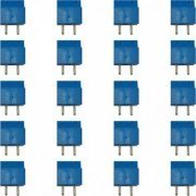 XY301VA-5.0-2P Borne KRE 2 vias plástico azul 10mm (Kit 20x und) Kit com 20 unidades | Borne KRE 2 vias plástico azul 10mm (Kit 20x und) Kit com 20 unidades Borne KRE 2 vias plástico azul 10mm (Kit 20x und) Kit com 20 unidades